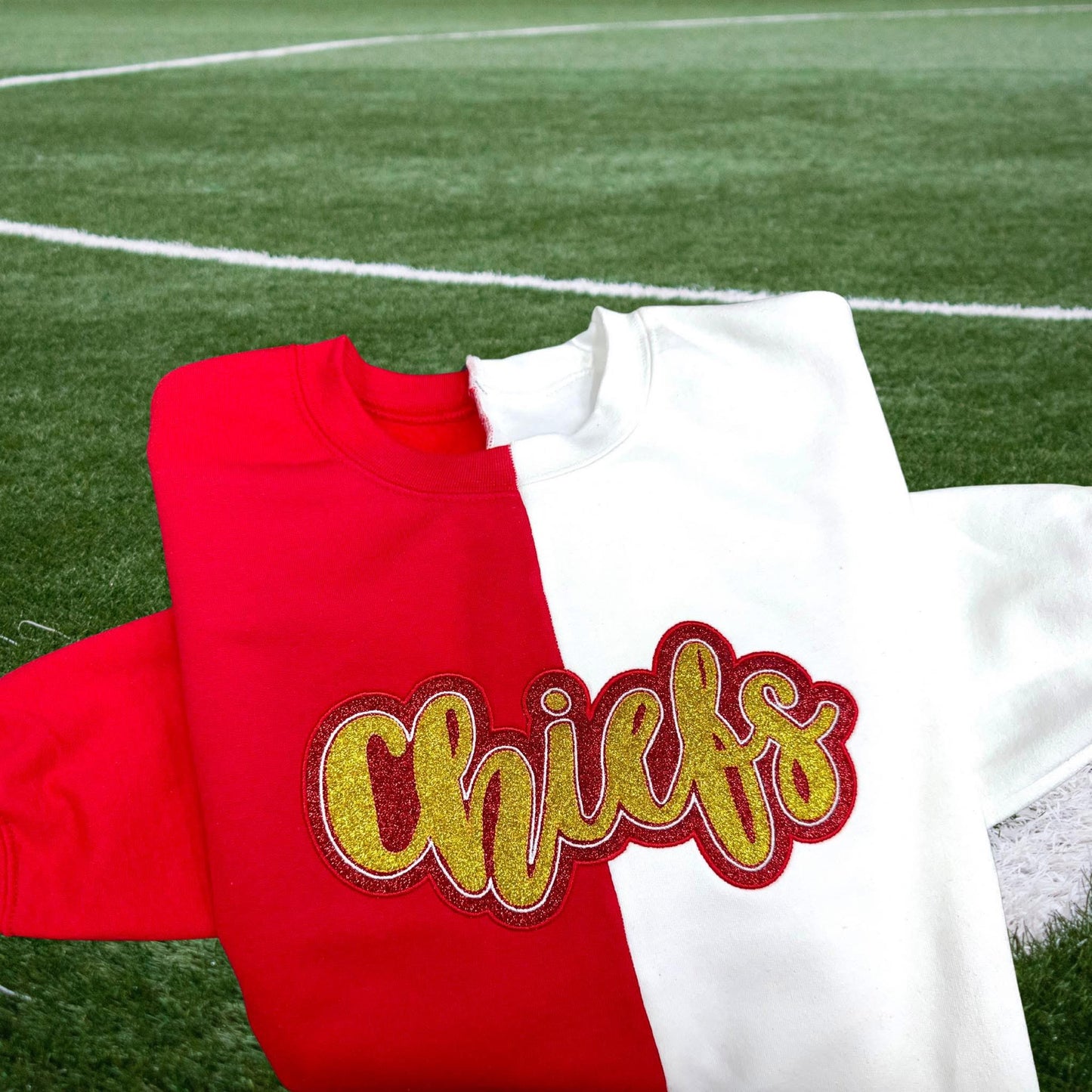 Split Color Gameday Sweater