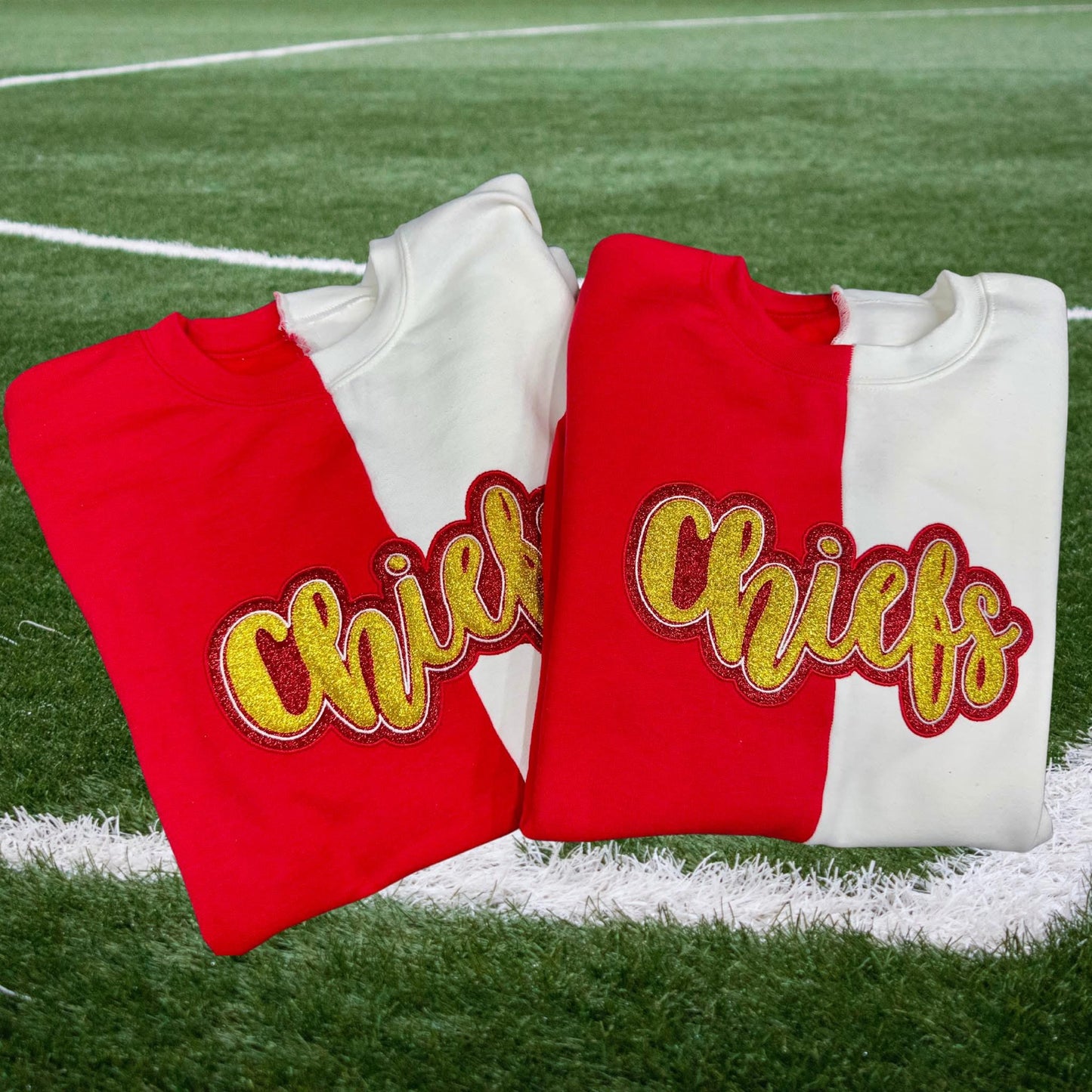 Split Color Gameday Sweater